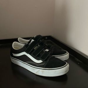 VELCRO BALCK SUEDE CANVAS OLD SKOOL